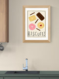 Amber May Art White Biscuit Wall Art Print
