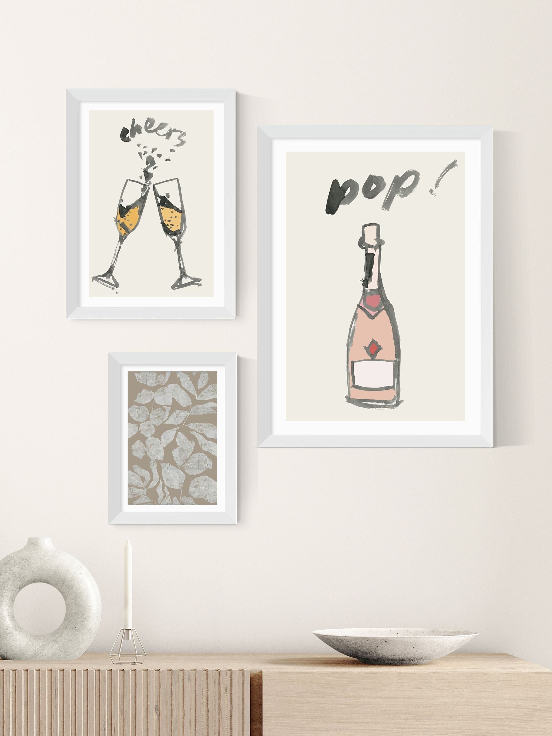 Cartissi Oak Pop II wall art print, imported from the UK