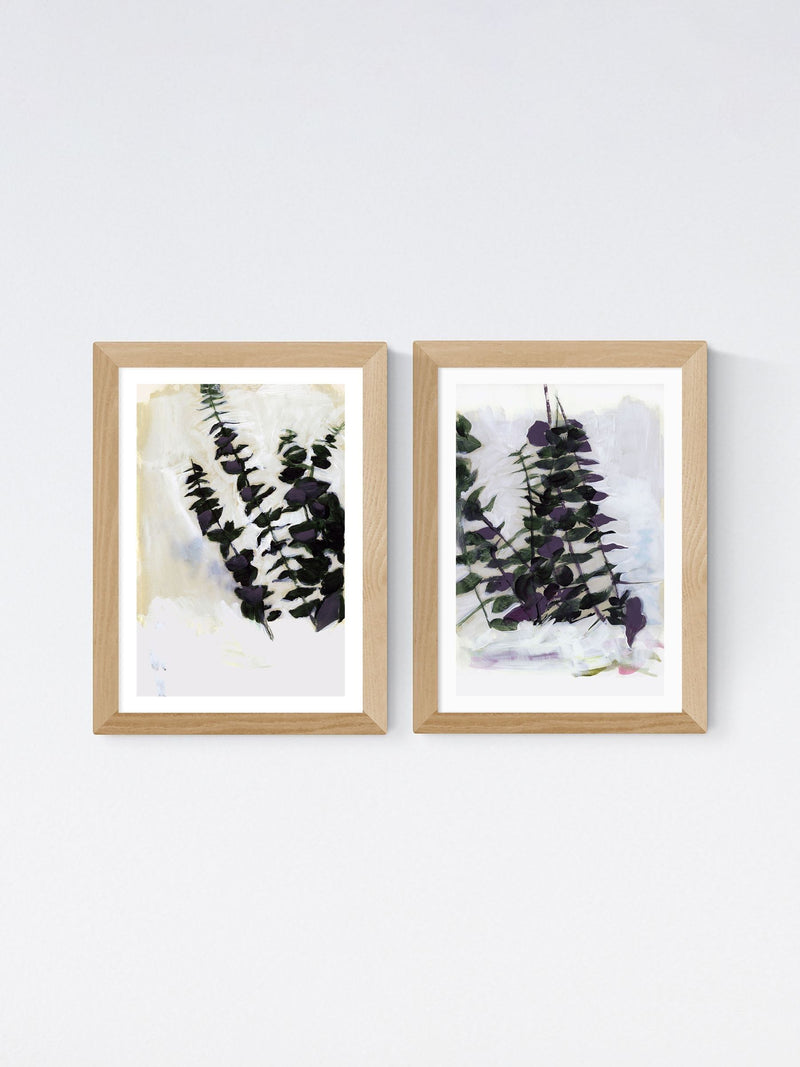 East End Prints Cartissi Oak Eucalyptus wall art prints set of two - British product