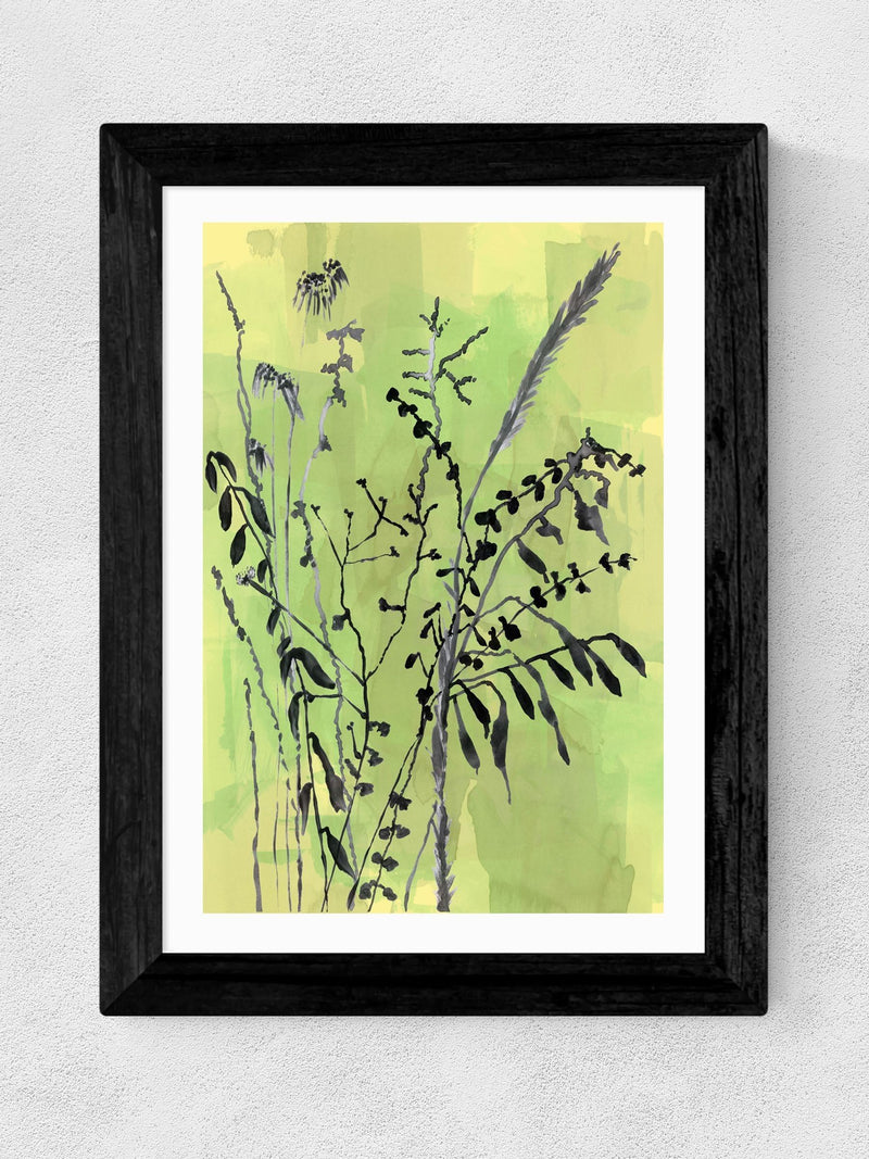 cartissi Black Folklore Arrangement wall art print - British product