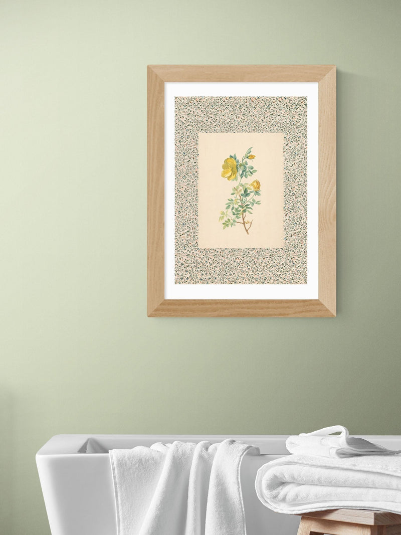Oh Fine! Art East End Prints White Charming Roses Framed Wall Art Print