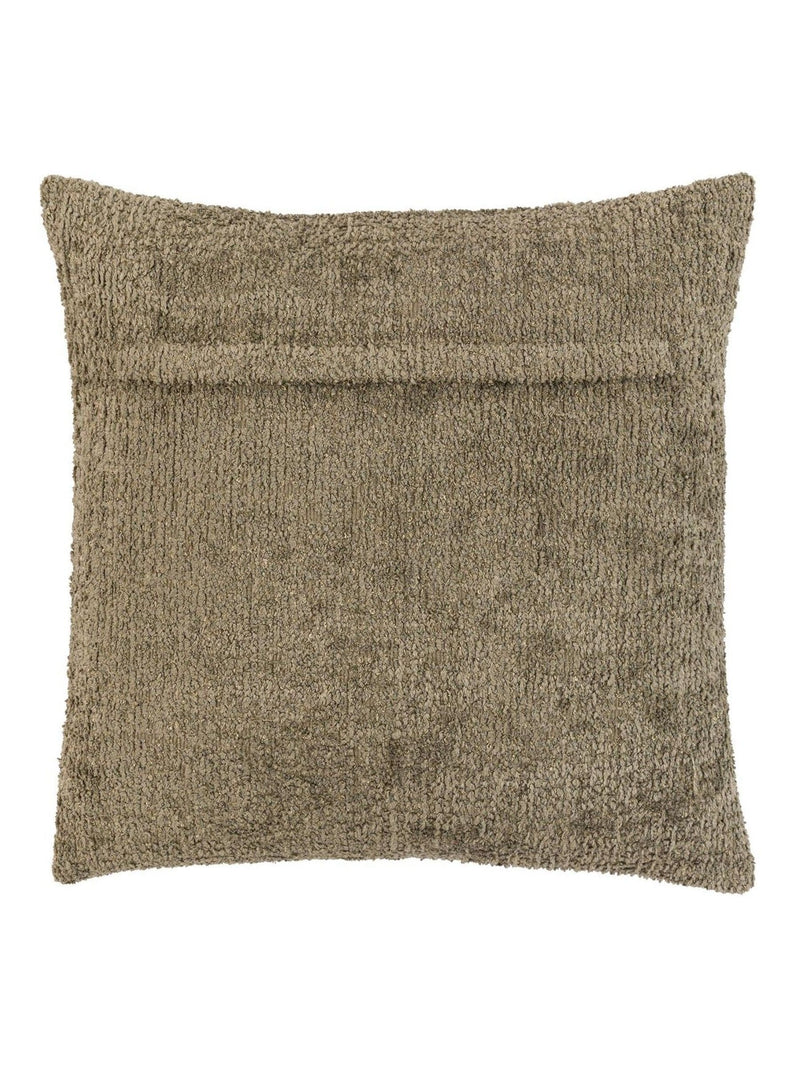 Gallery Home olive chenille cushion 50cm (British brand)