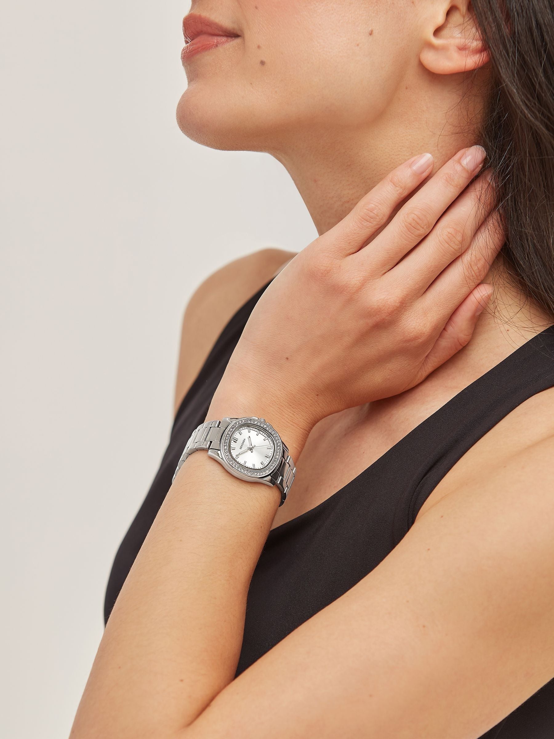 Sekonda silver analogue watch 30mm (British brand)