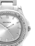 Sekonda silver analogue watch 30mm (British brand)