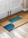 Gallery Home Blue Nevada Arch coir doormat 40cm, imported from the UK