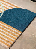 Gallery Home Blue Nevada Arch coir doormat 40cm, imported from the UK