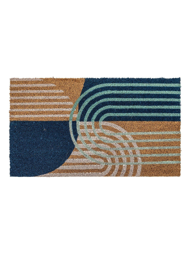 Gallery Home Blue Nevada Arch coir doormat 40cm, imported from the UK