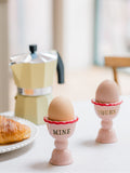 Yvonne Ellen fluted egg cups set of 2 stoneware (British brand)