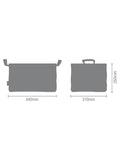 Brabantia grey foldable laundry basket 35L, imported from the UK