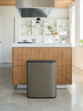 Brabantia Platinum Bo Touch bin 2 x 30L - British product