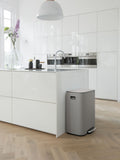 Brabantia Mineral Concrete Grey Pedal Bin 30L - British product