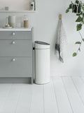 Brabantia white kitchen bin 40L - British product