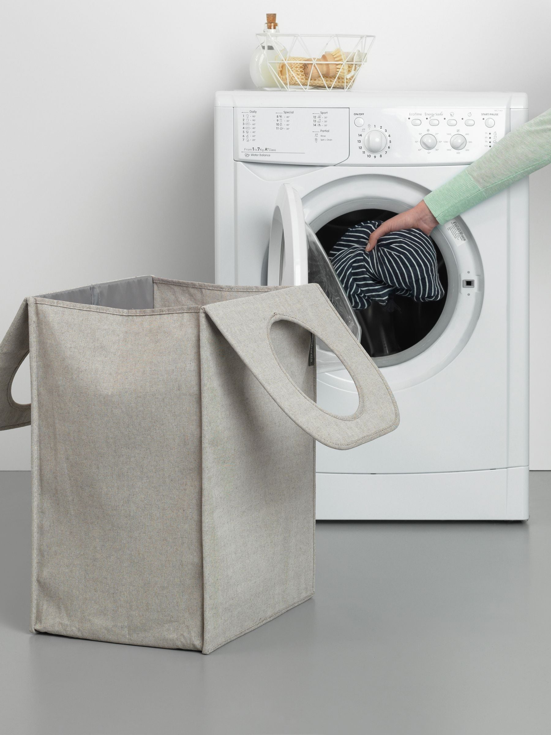 Brabantia grey laundry bag 55 litre, imported from the UK