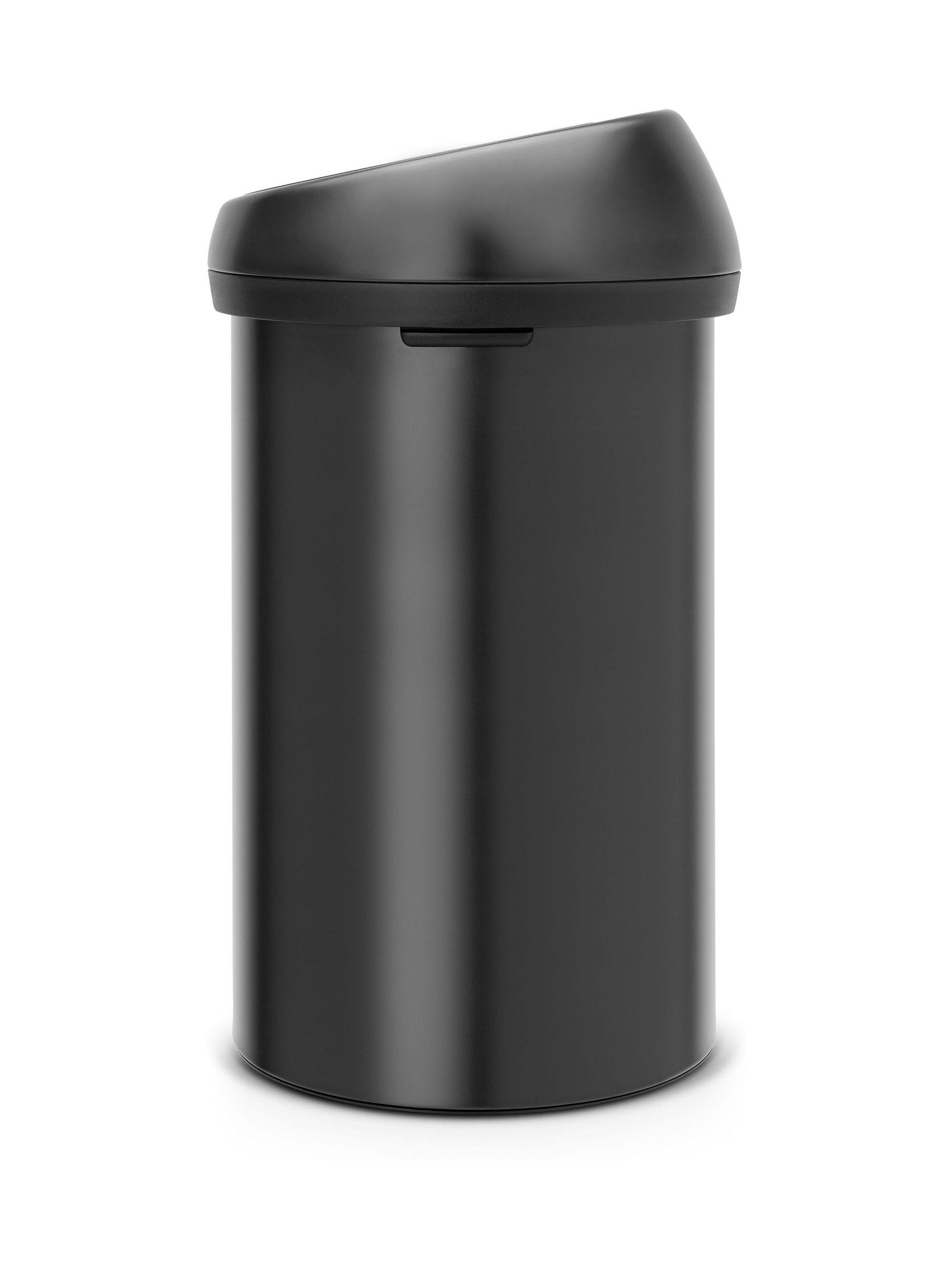 Brabantia Matt Black Touch Bin 60L