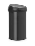 Brabantia Matt Black Touch Bin 60L