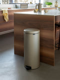 Brabantia Metallic Gold Kitchen Pedal Bin 30L - British product