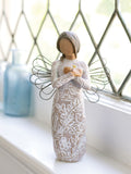 Willow Tree Remembrance figurine darker skin 13cm, imported from the UK