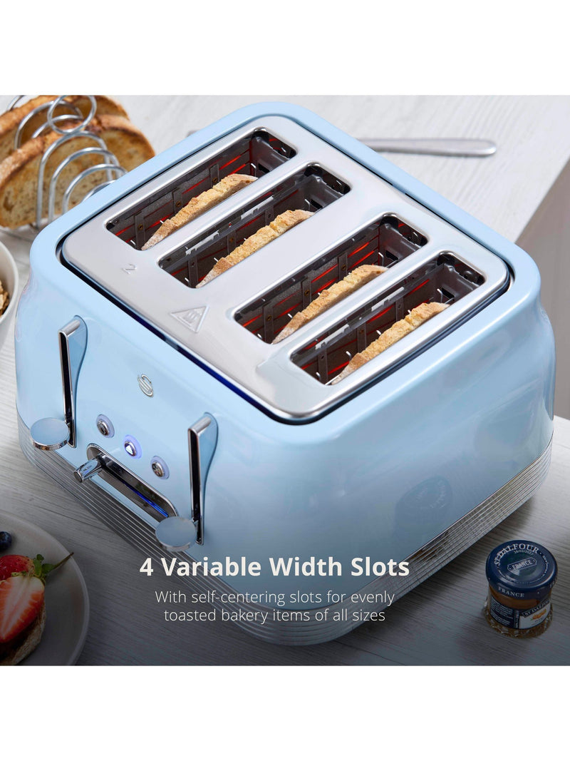 Swan Retro 4 Slice Toaster, UK version