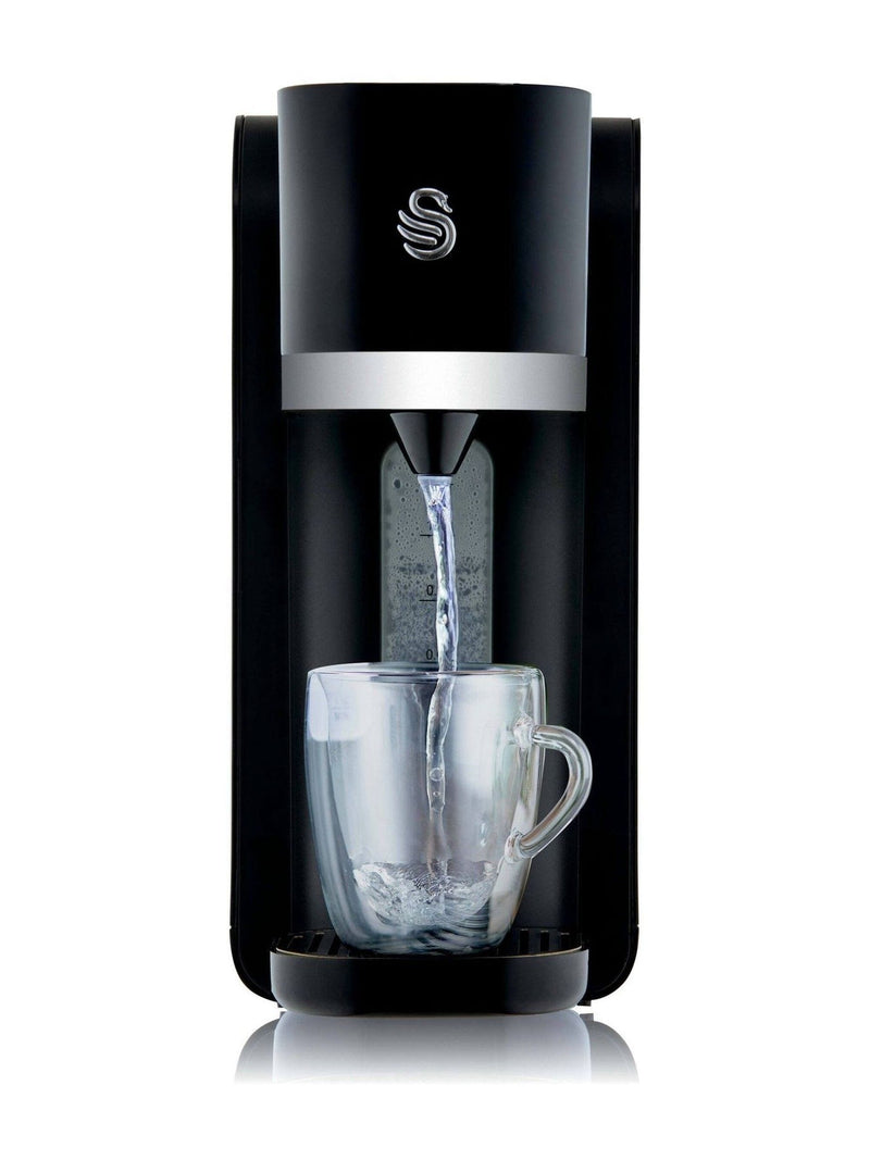 Swan black 1.5L instant hot water dispenser, UK version
