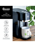 Swan black 1.5L instant hot water dispenser, UK version