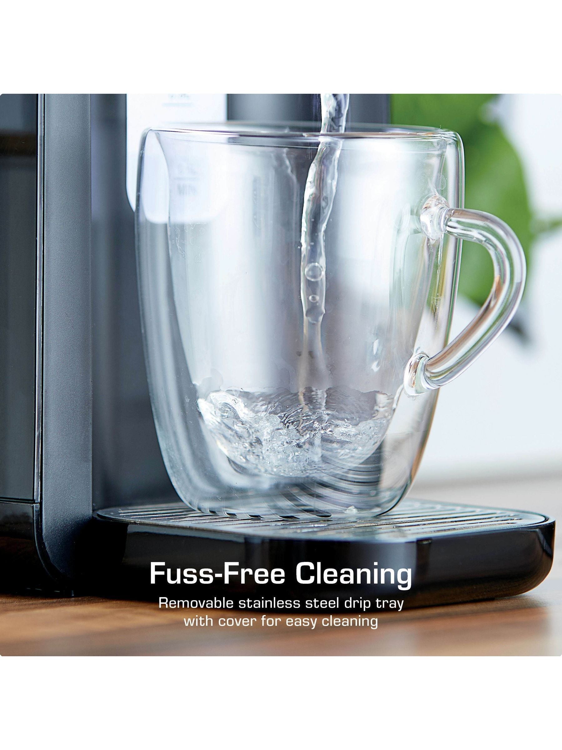 Swan black 1.5L instant hot water dispenser, UK version