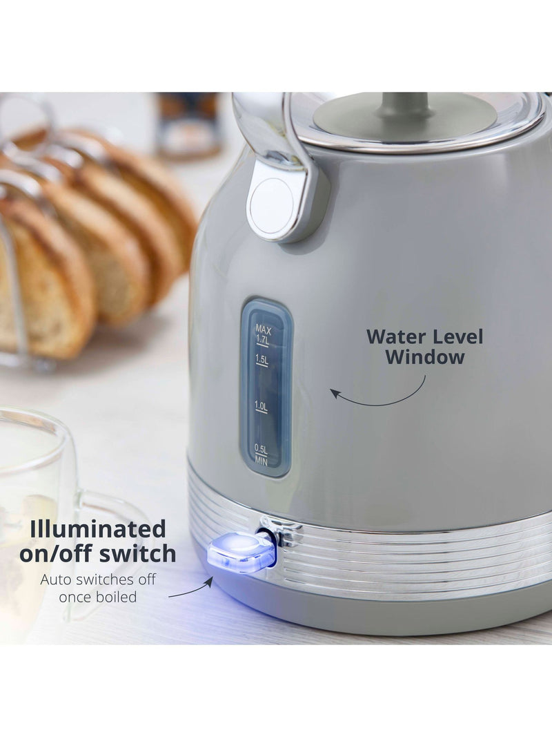 Swan Green Retro Traditional electric kettle 1.7L (British brand)