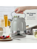 Swan Green Retro Traditional electric kettle 1.7L (British brand)