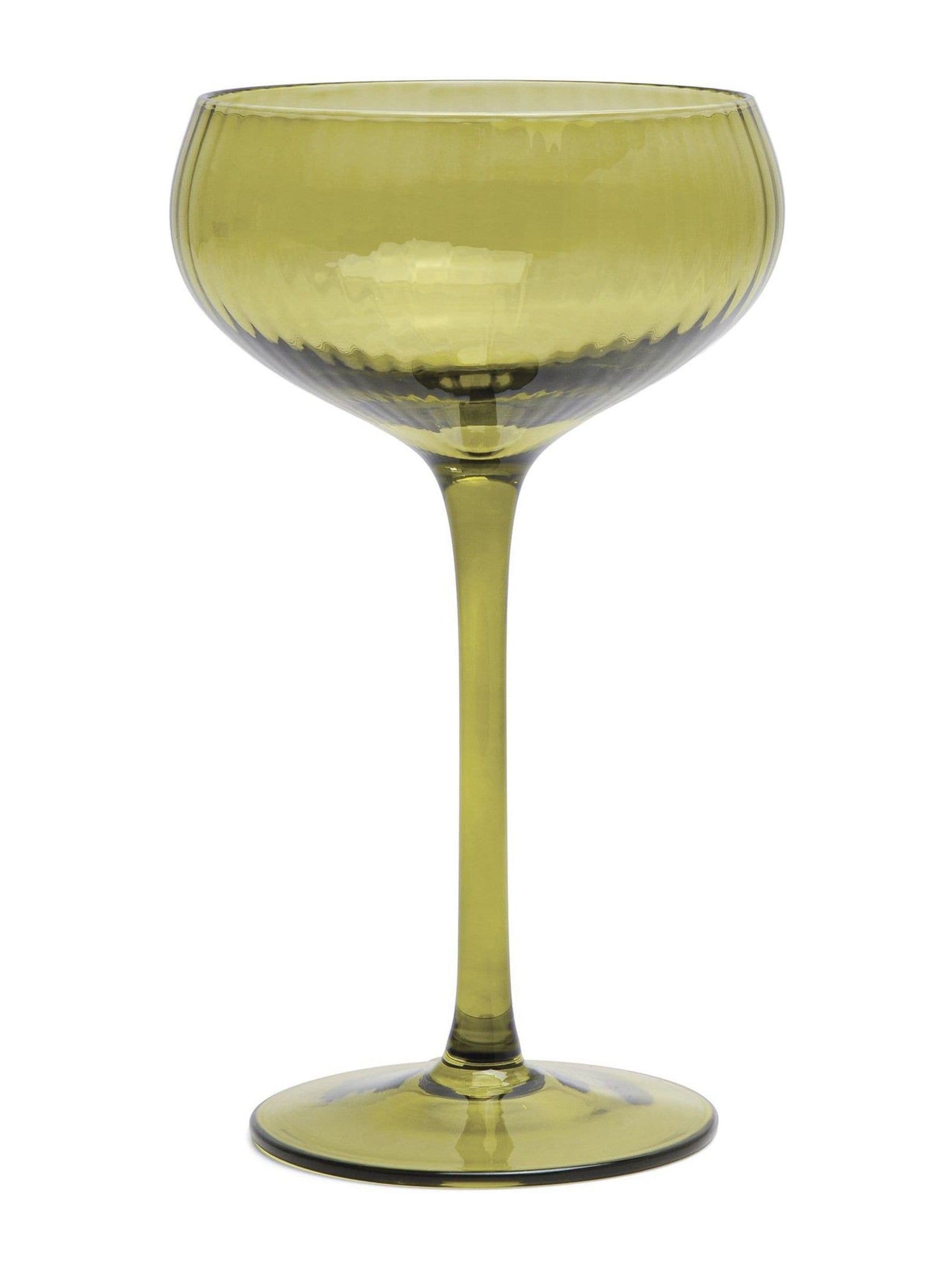 Here''s How Set of 2 Olive The Lou Coupe Glasses