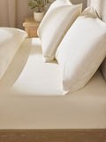 Purple Blackberry Cotton Rich Deep Fitted Bed Sheet