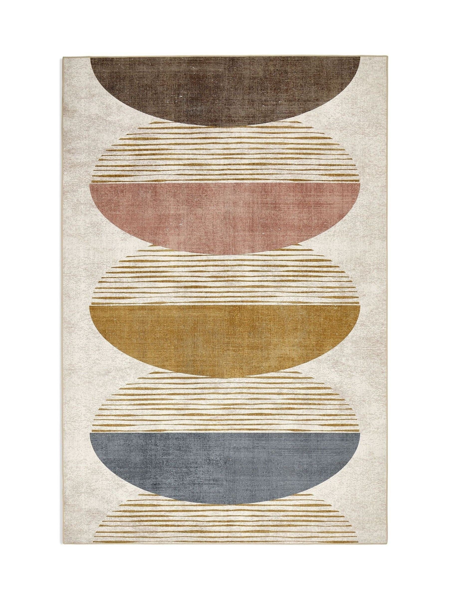 Hug Rug cream oval rug, UK version