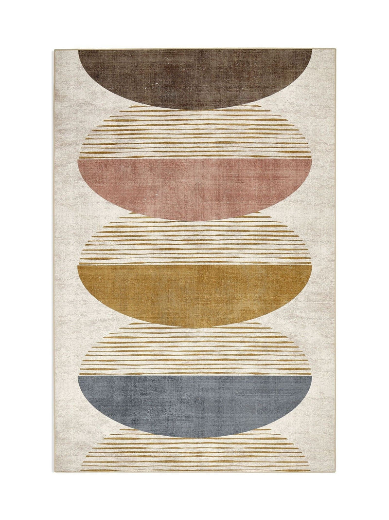 Hug Rug cream oval rug, UK version