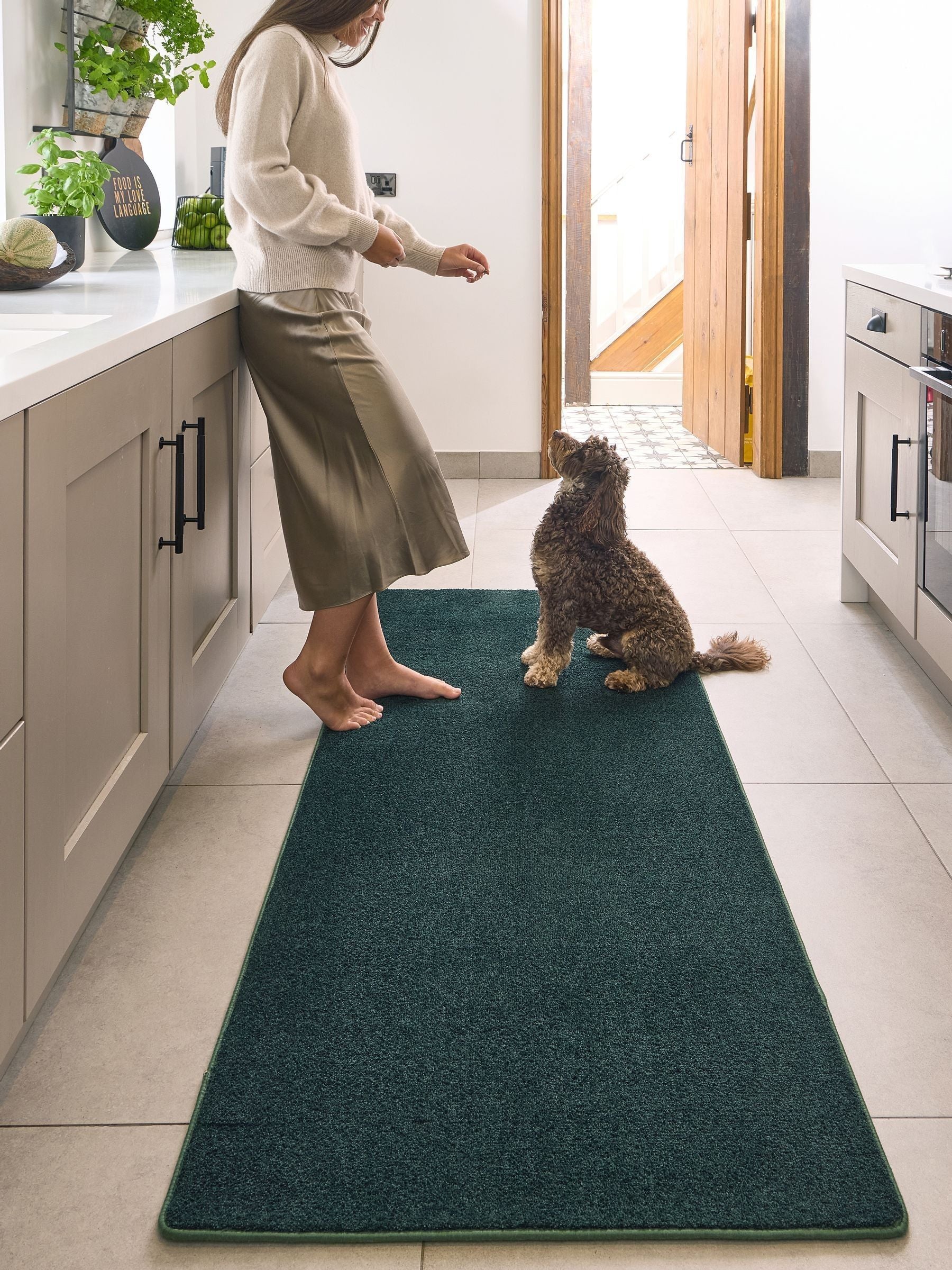 Hug Rug French Navy Sense Runner Rug 67x230cm