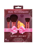 Real Techniques Blend and Jet Set Travel Brush and Sponge Set, imported from the UK