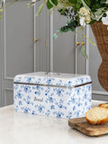 Laura Ashley China Rose bread bin stainless steel, UK version