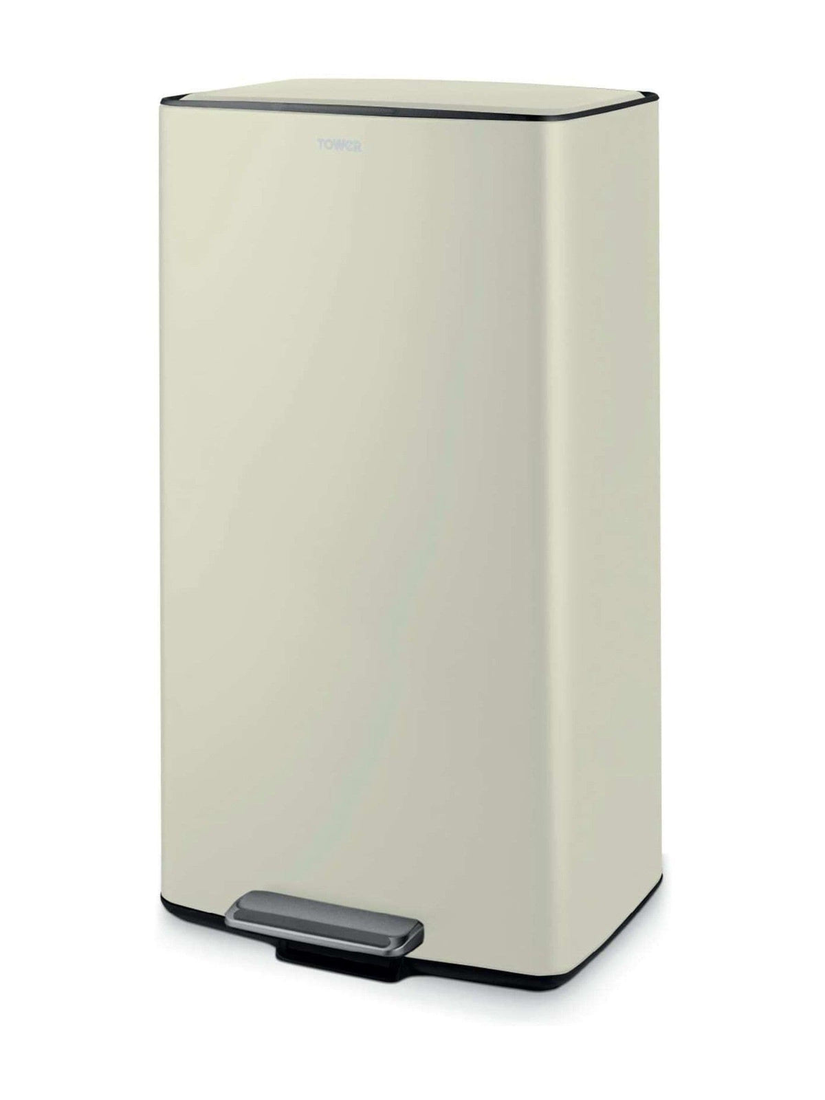 Tower Stainless Steel 40L Rectangular Pedal Bin
