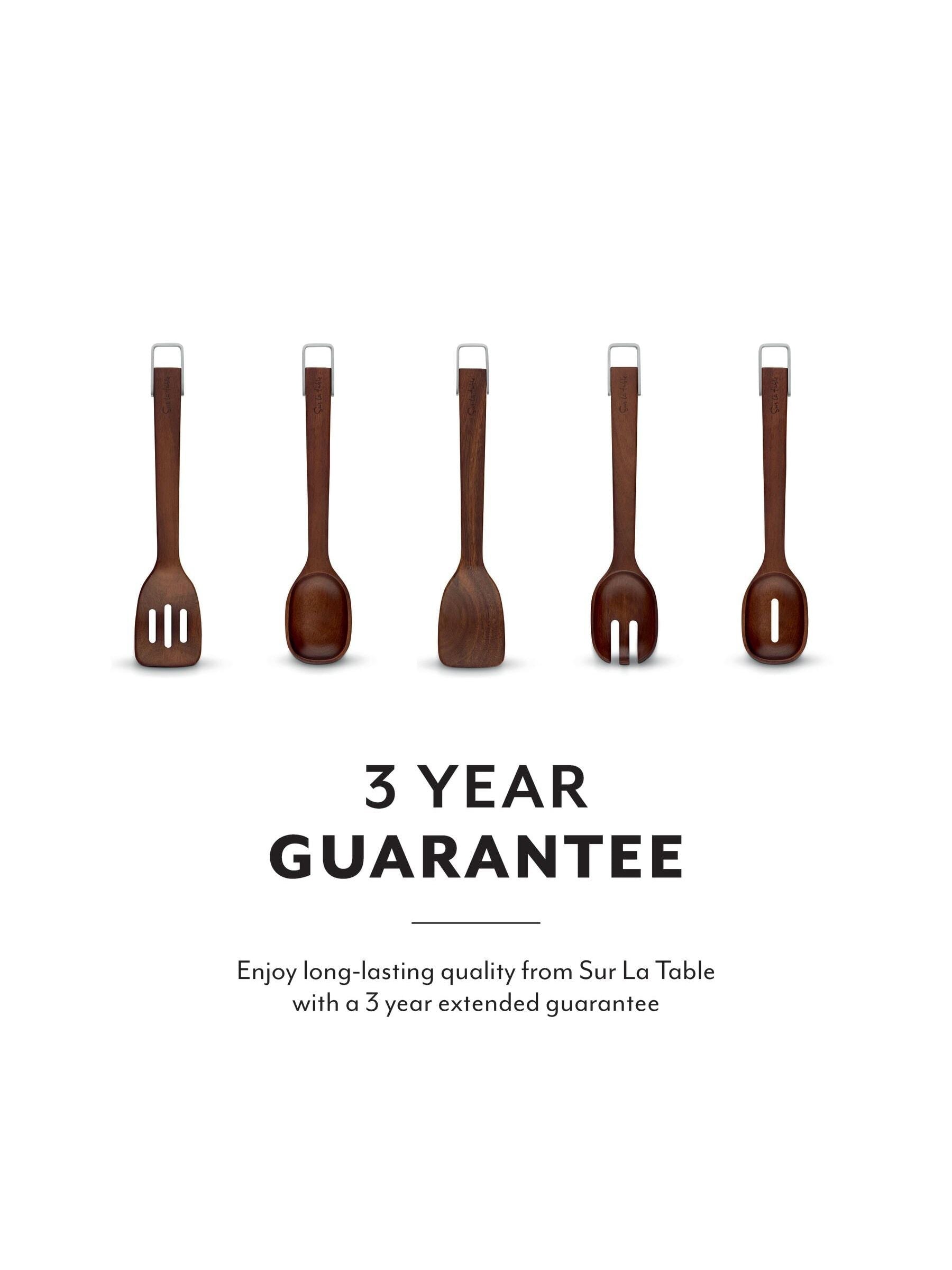 Sur La Table walnut wooden utensil set (British brand)