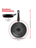 Tower Black Smart Start Classic Multi Frying Pan 28cm (British brand)