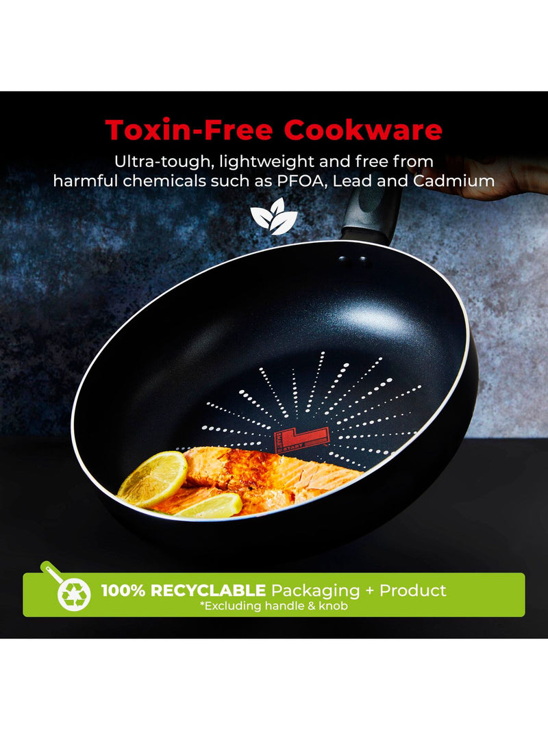 Tower Black Smart Start Classic Multi Frying Pan 28cm (British brand)