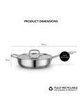 Sur La Table 28cm multi-pan with lid (British brand)