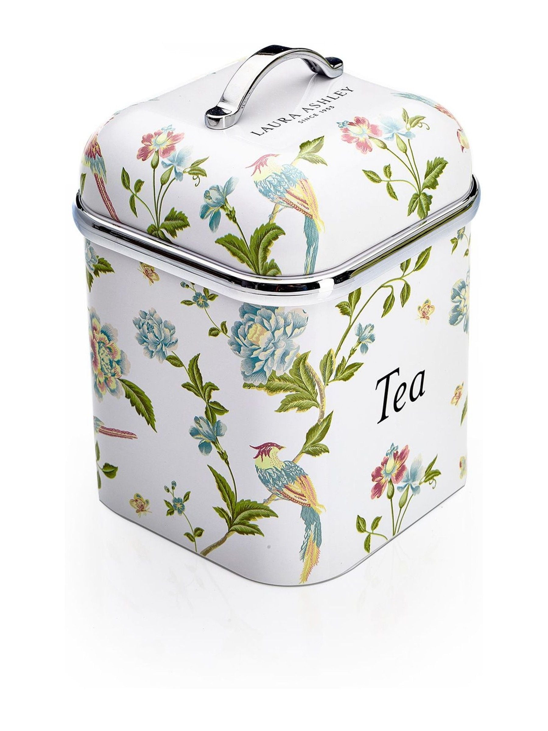 Laura Ashley Elveden White 3 piece canister set, UK version