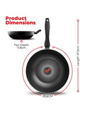 Tower Black Smart Start Gourmet 28cm wok (British brand)