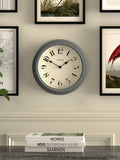 Jones Clocks French Navy Blue Venetian Moss Green Wall Clock 30.5cm Diameter