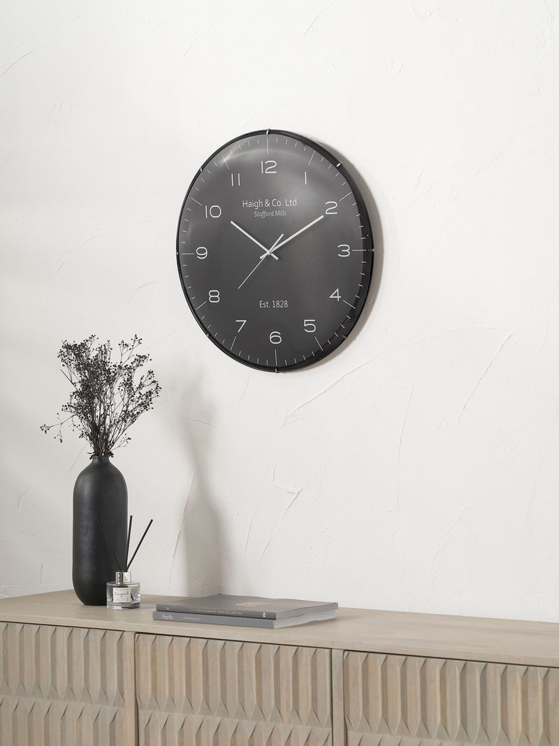 Pacific Lifestyle Black Dome glass wall panel 50cm, UK version