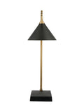 Pacific Zeta ceiling light matt black or antique brass, UK version