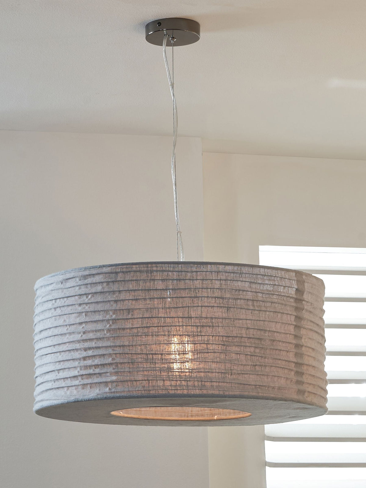Patpong jute ceiling light 50cm, imported from the UK
