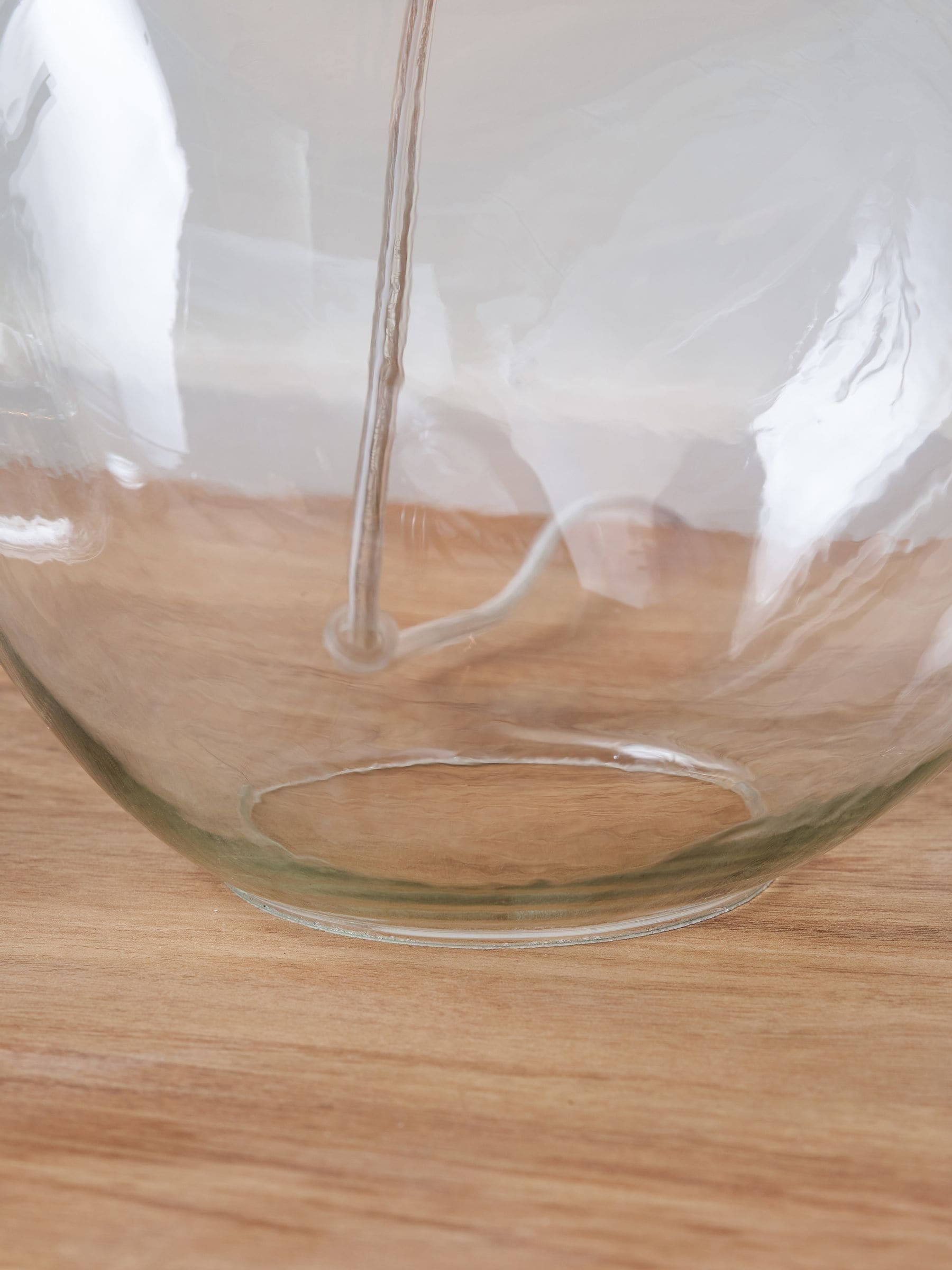 Pacific Clear Glass Table small side table (British brand)
