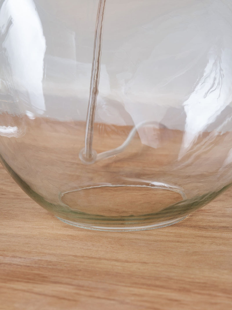 Pacific Clear Glass Table small side table (British brand)