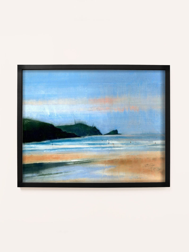 Laura Ashley Black Coastal Breeze Small Wall Art Frame