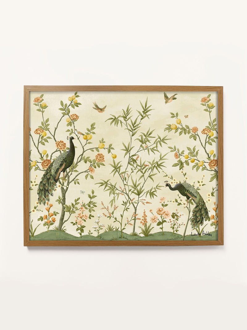 Laura Ashley Green Belvedere Garden small wall art frame, UK version