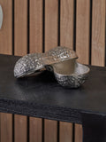 Pacific silver metal peanut trinket box 22cm, UK version